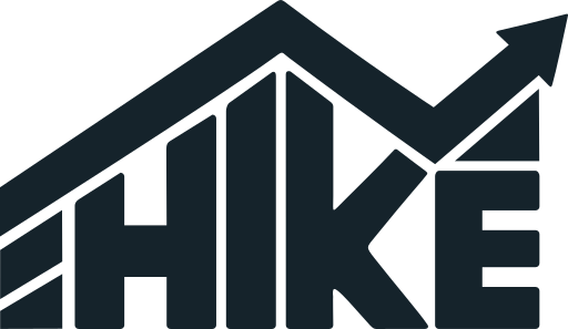 HIKE SEO logo depicting a rising graph within the letter 'K'.